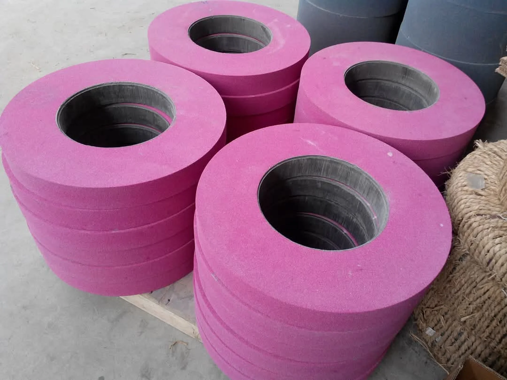 Grinding & Cutting Stones - Premium Made from abrasive compounds like aluminium oxide, available in various shapes and grit sizes, designed for high-speed rotation. - High quality construction materials from Egypt with international certification